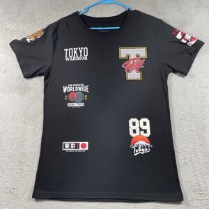 GSTR Shirt Adult Medium Black Tokyo Fearless Japan Graphic Tee Short Sleeve